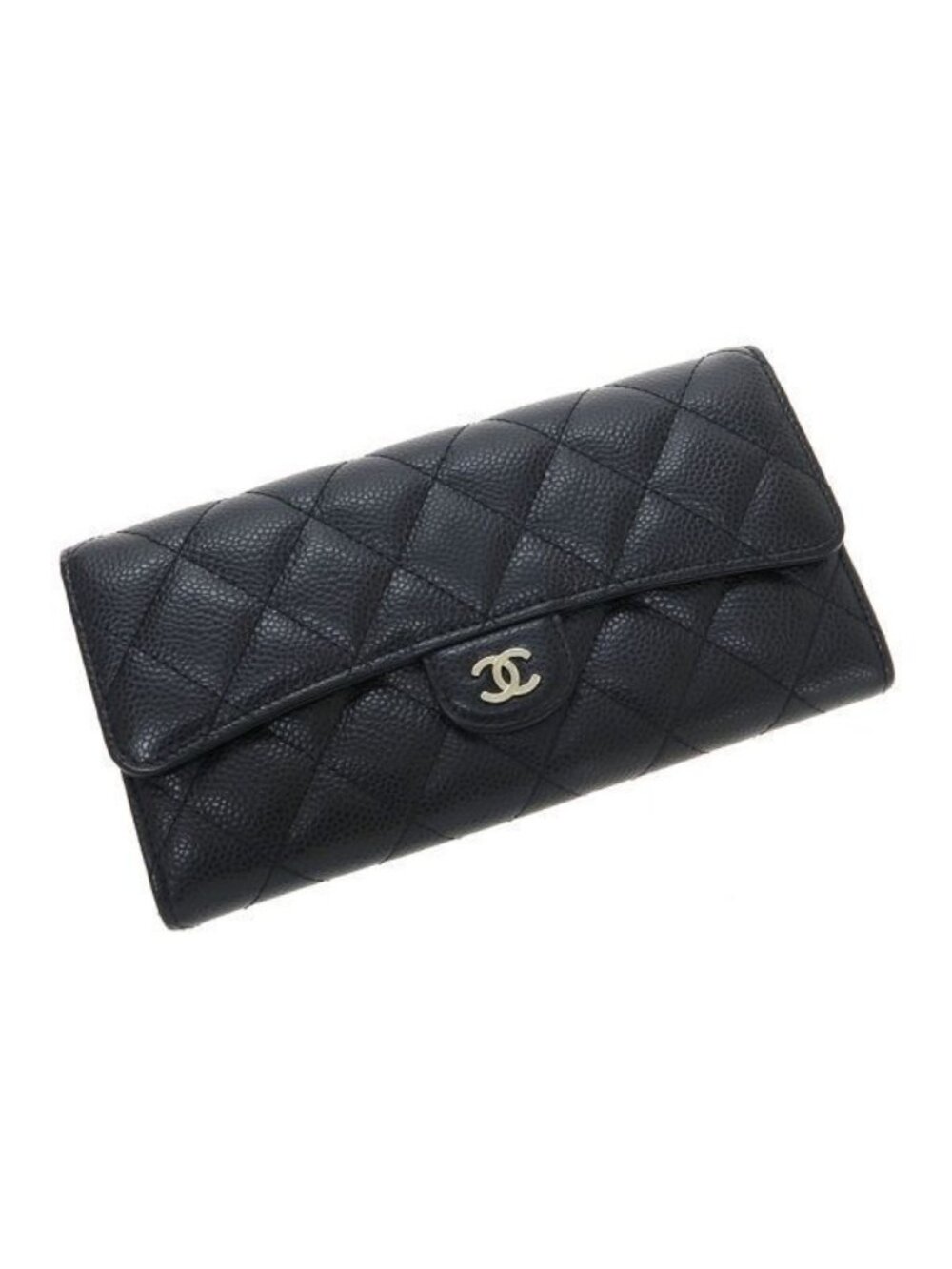 Chanel Caviar Quilted Wallet